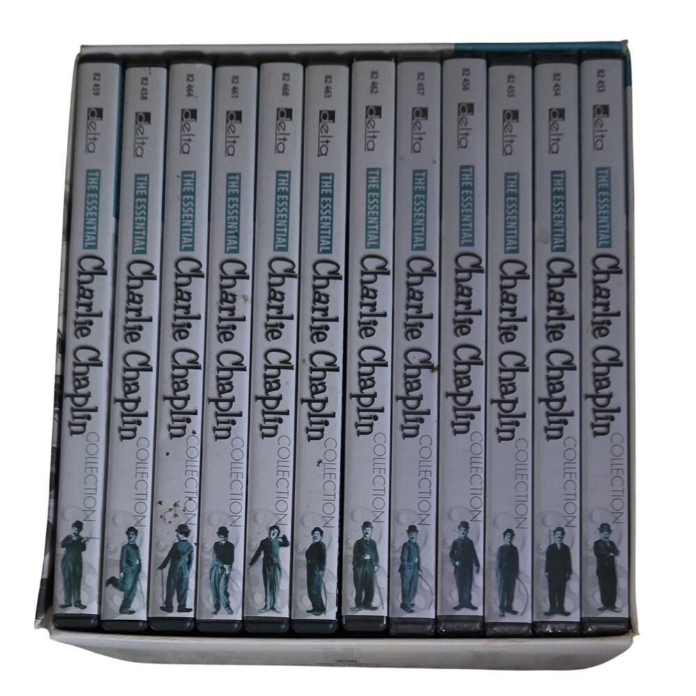 Vintage Essential Charlie Chaplin 12- DVD Set Collection, 18 Hours Watching